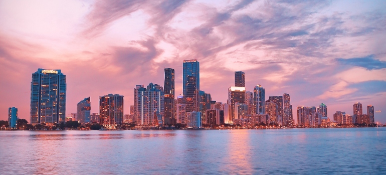 a view of Miami